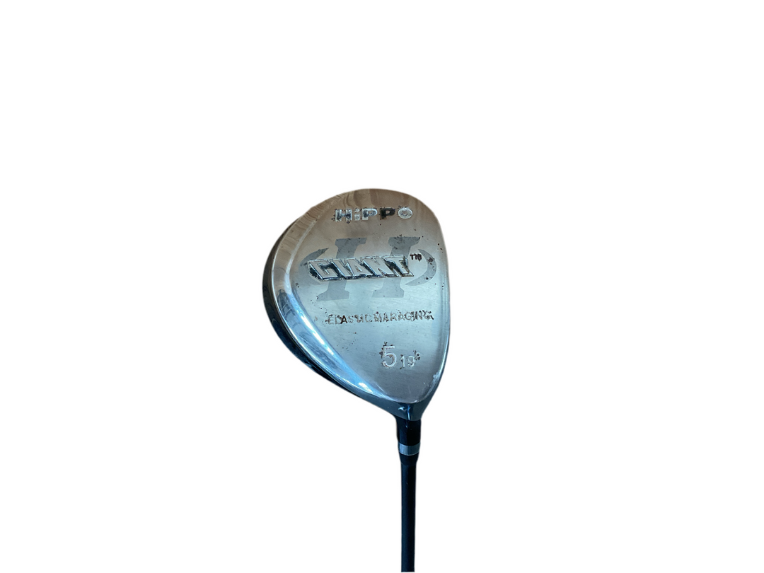 6-iron golf club head with ’gleno’ branding and a camouflage pattern.