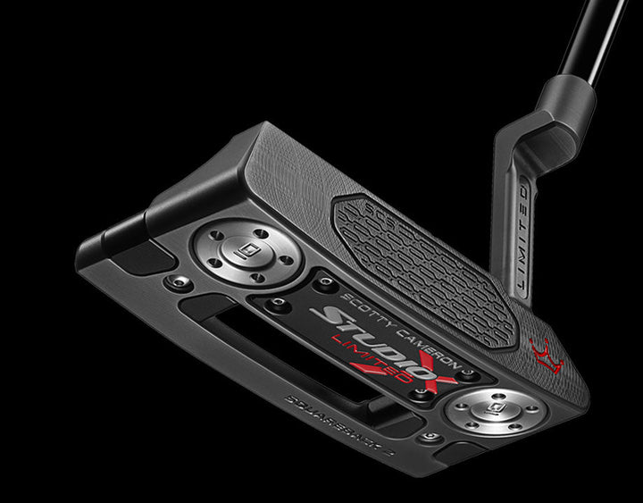 Sleek black and silver Scotty Cameron Studio X putter