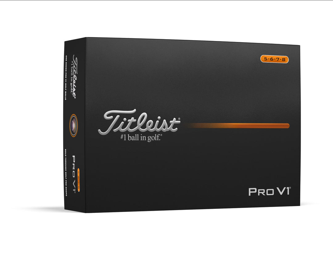 Titleist pro v1 golf ball box.