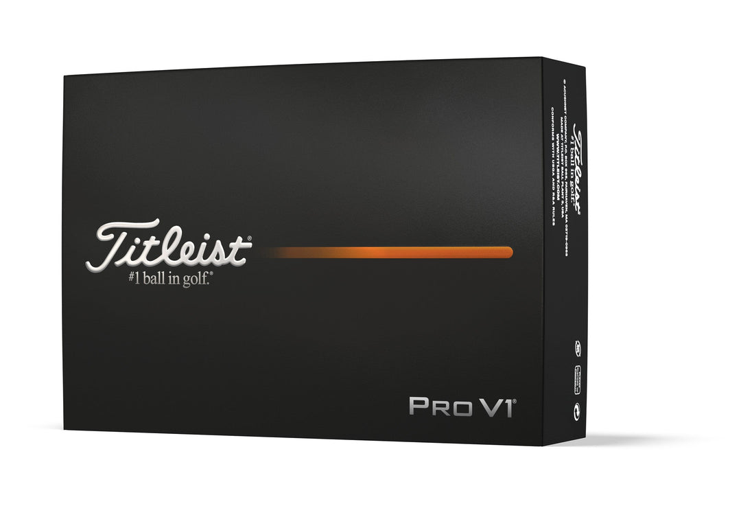 Titleist pro v1 golf ball box.