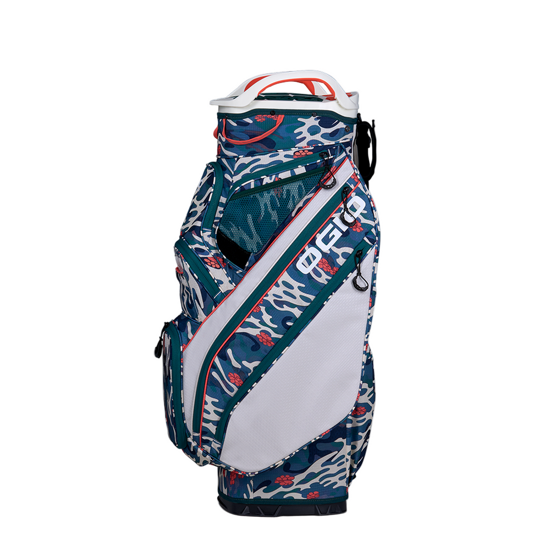 Ogio Silencer Cart Bag in Wave Camo with Floral Pattern
