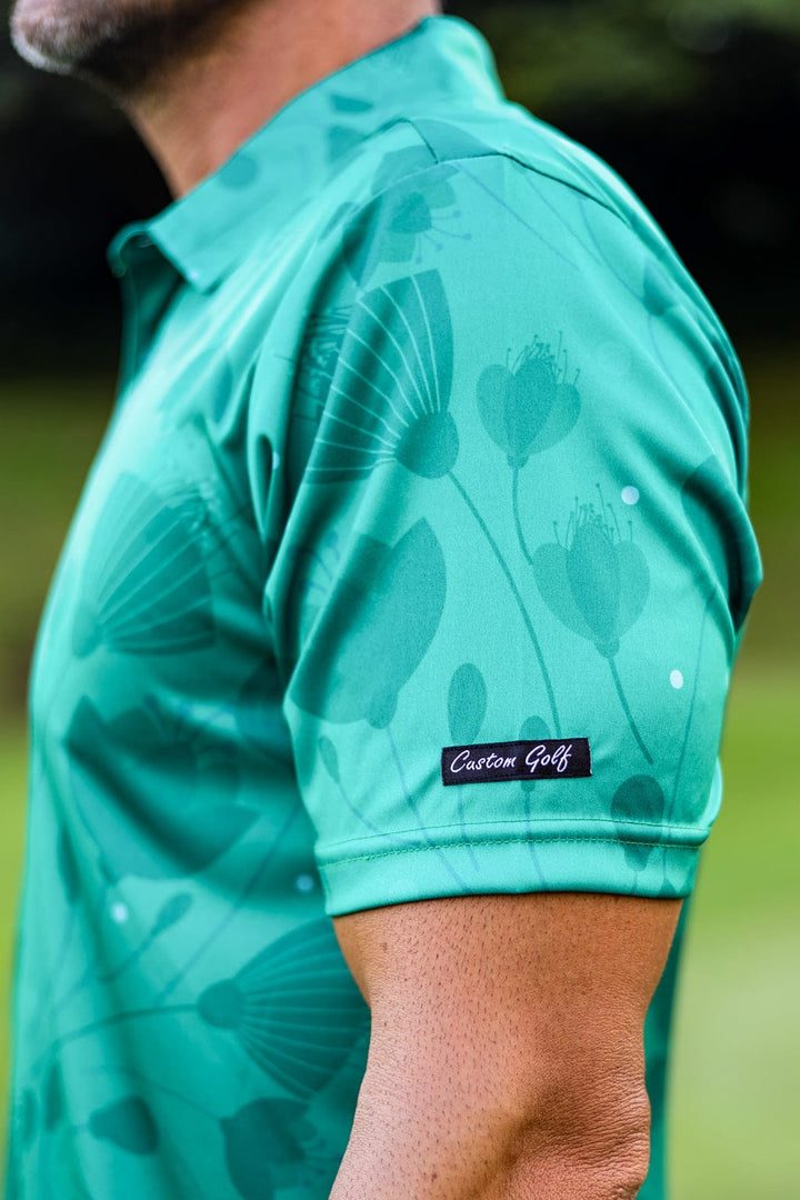 Custom Apparel Men's Funky Golf Shirt | Floating Greens