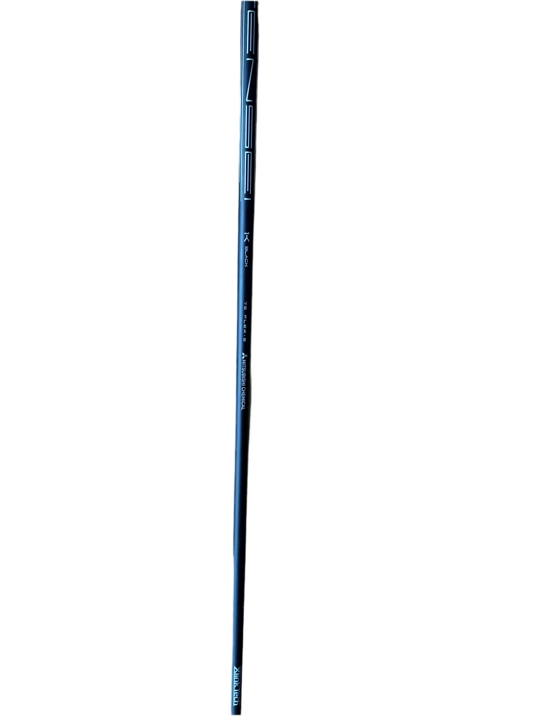 Blue lacquer paint brush with black ferrule and handle, possibly from a well-known art supply brand.