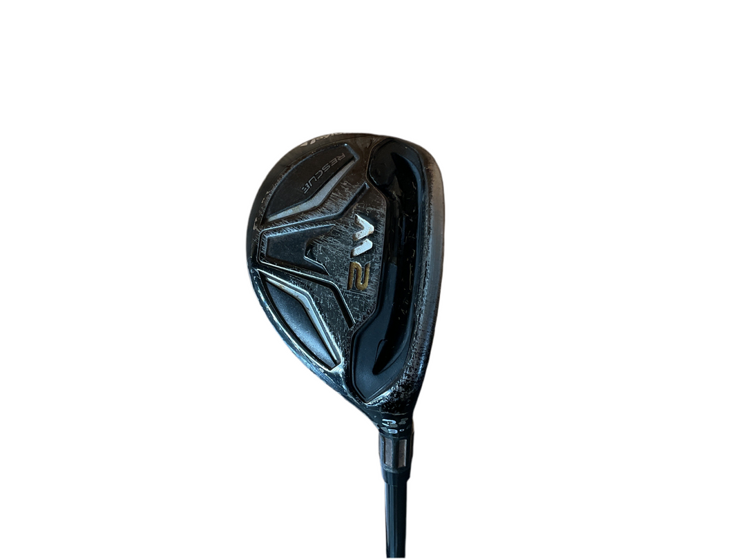 Black driver golf club head with white logo and silver accents, likely from callaway brand.