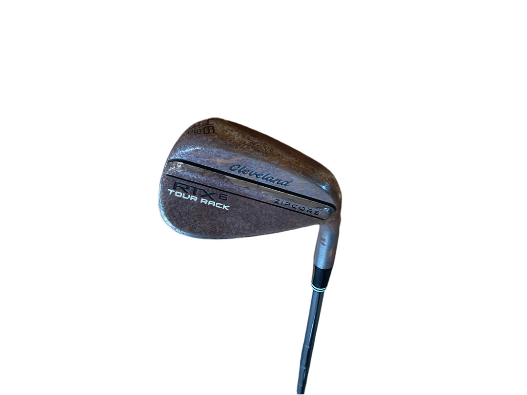 Cleveland tour rack wedge, black and silver head with a sleek design.