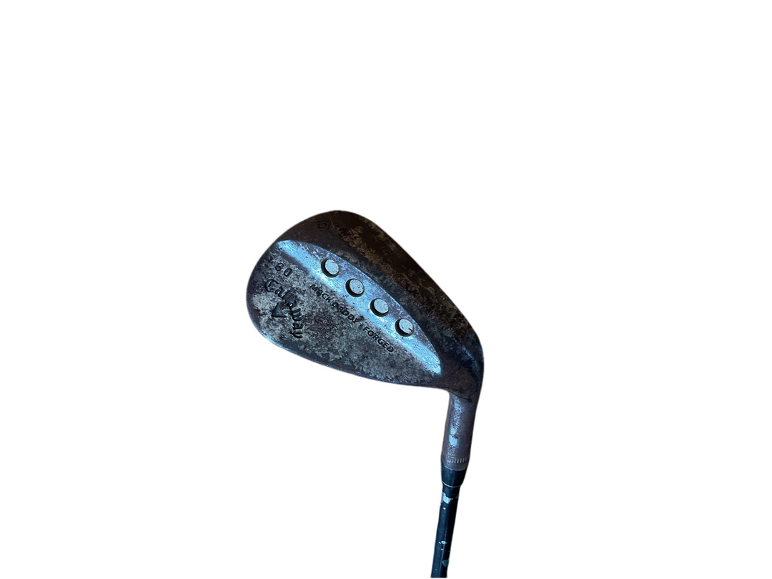 2019 callaway xj wedge, black head with silver accents.