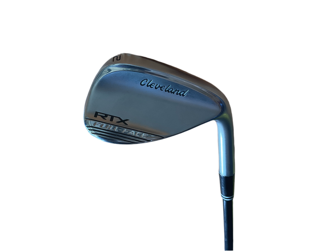 Cleveland rtx golf wedge, black and silver finish with a multi-face design.