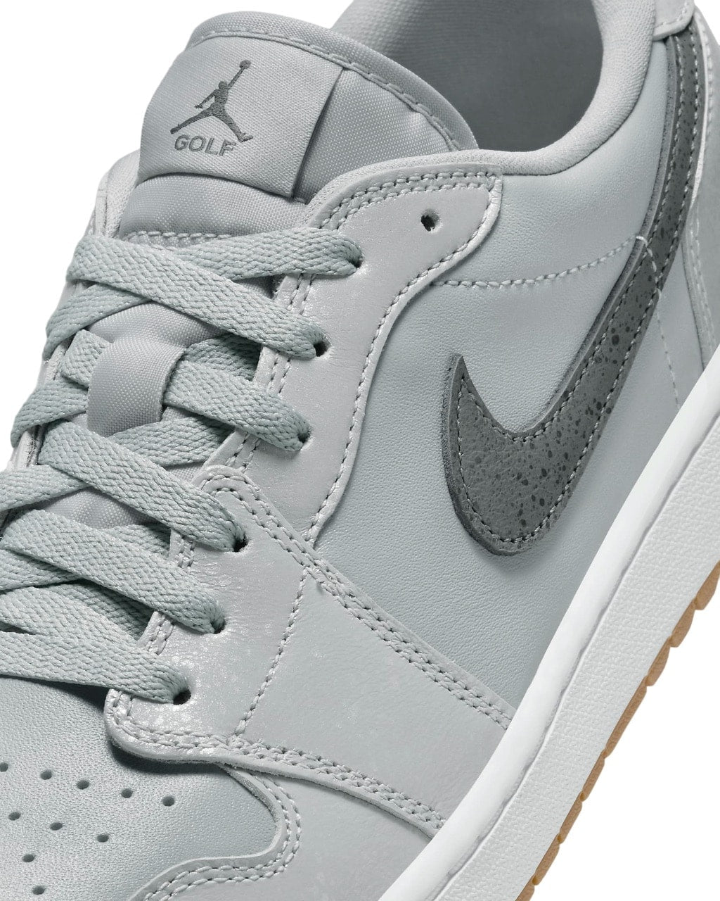 Nike Mens Air Jordan 1 Low Golf Shoes Wolf Grey - House of Golf