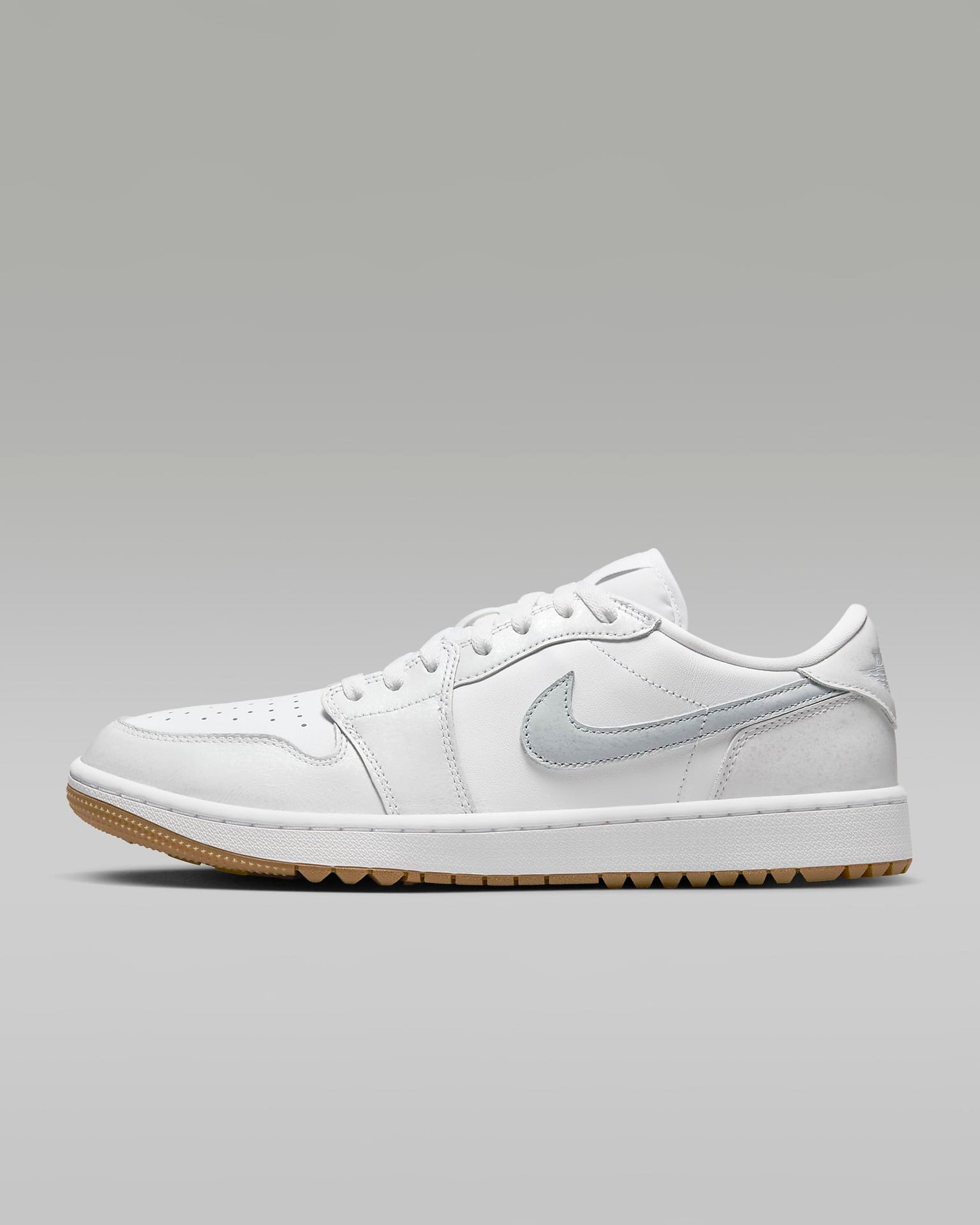 Nike Men's Golf Shoes | Air Jordan | White/Platinum - House of Golf