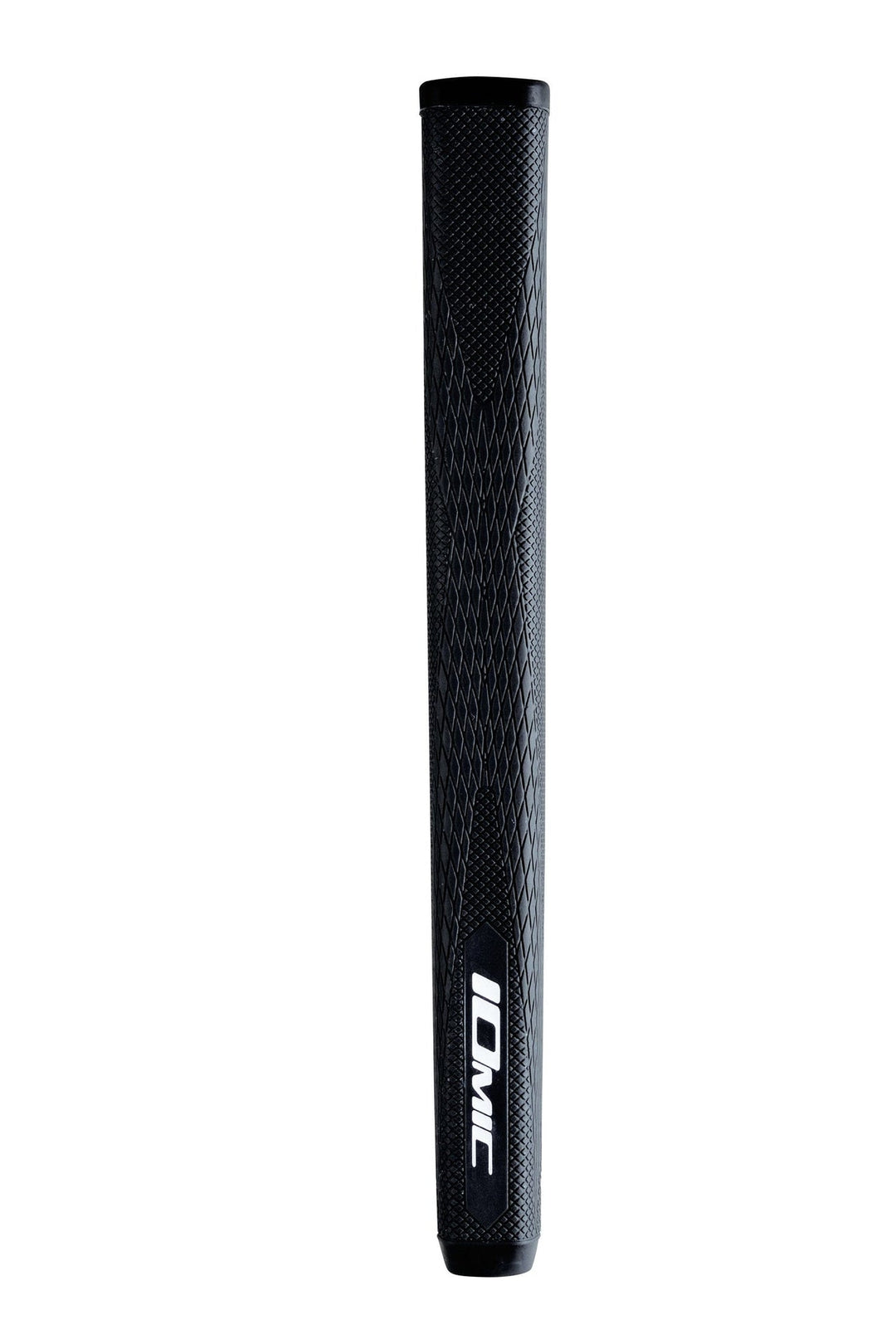 Black textured golf club grip with ’10mac’ logo.