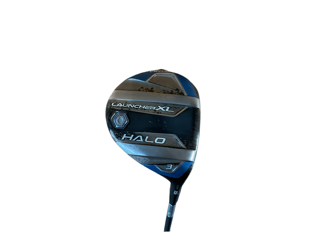 Launchbox xl halo driver, black and blue head with silver accents.