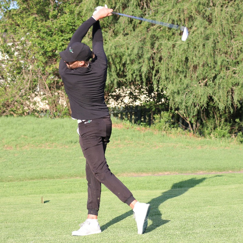 Elusiv Golf | Black Quarter Zip Golf Jersey