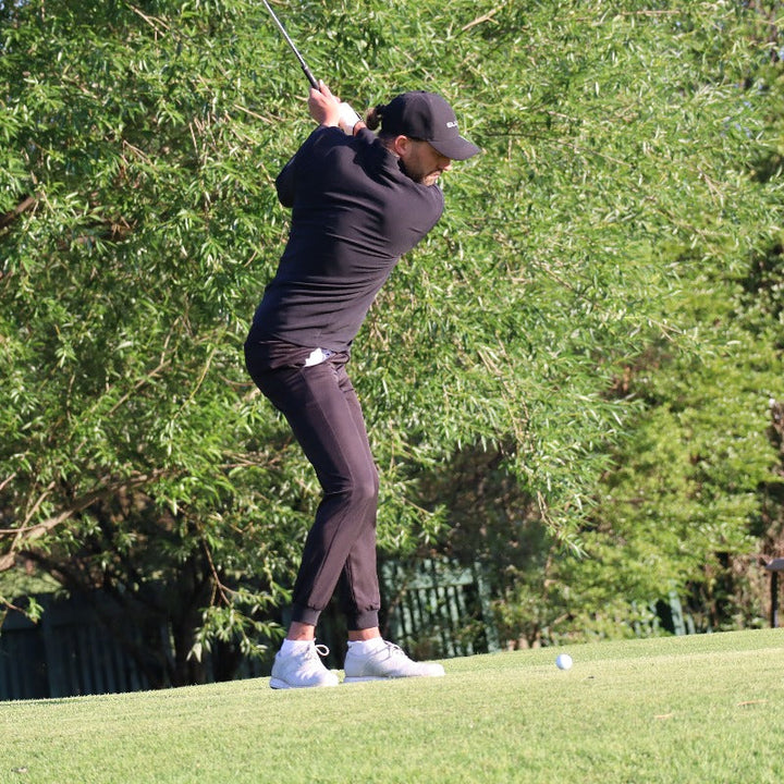 Elusiv Golf | Black Quarter Zip Golf Jersey