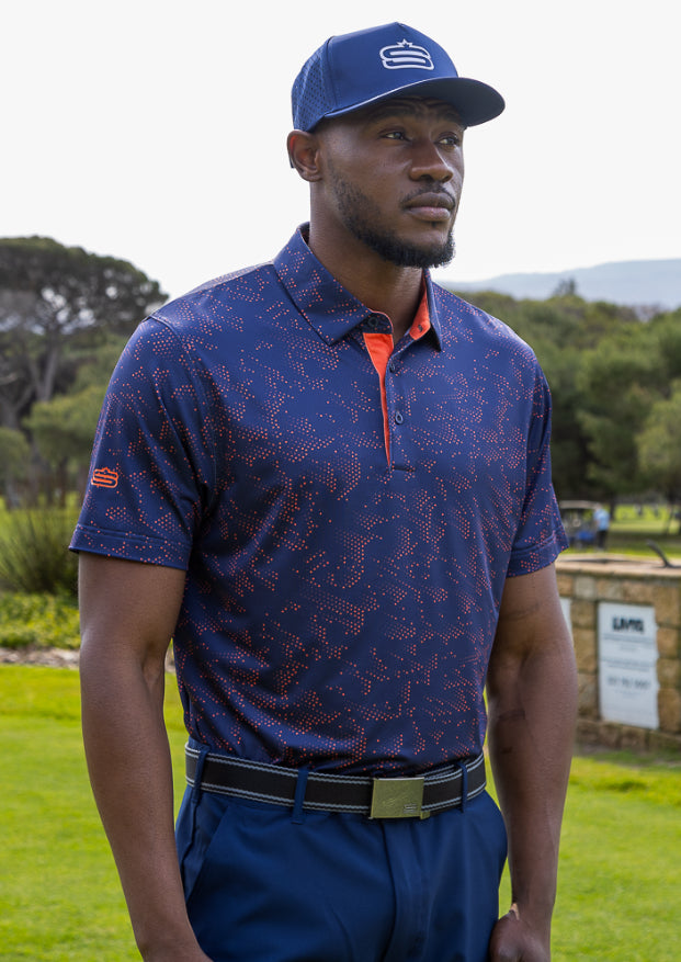 Swagg Men's Drip Dry Tech Performance Golfer Polo Shirt