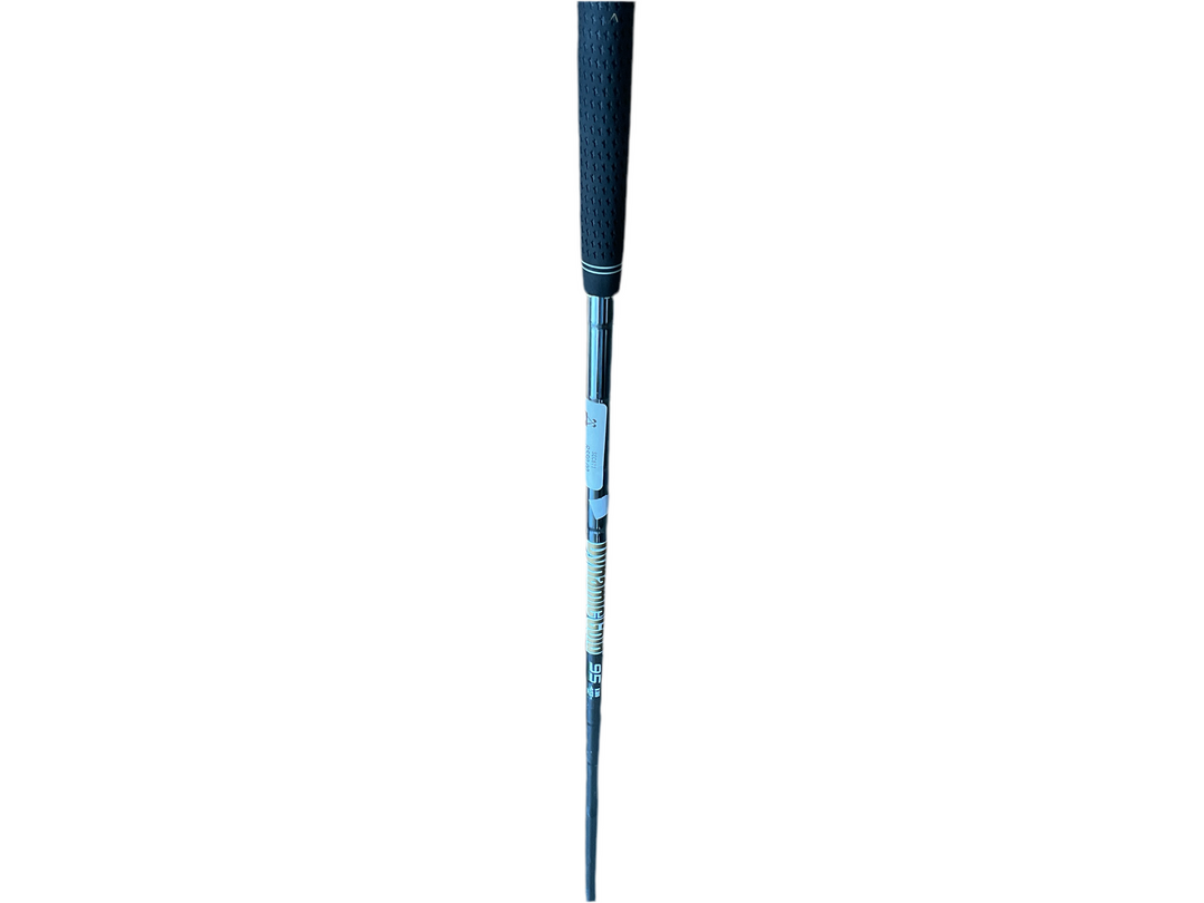 Black and silver golf club grip