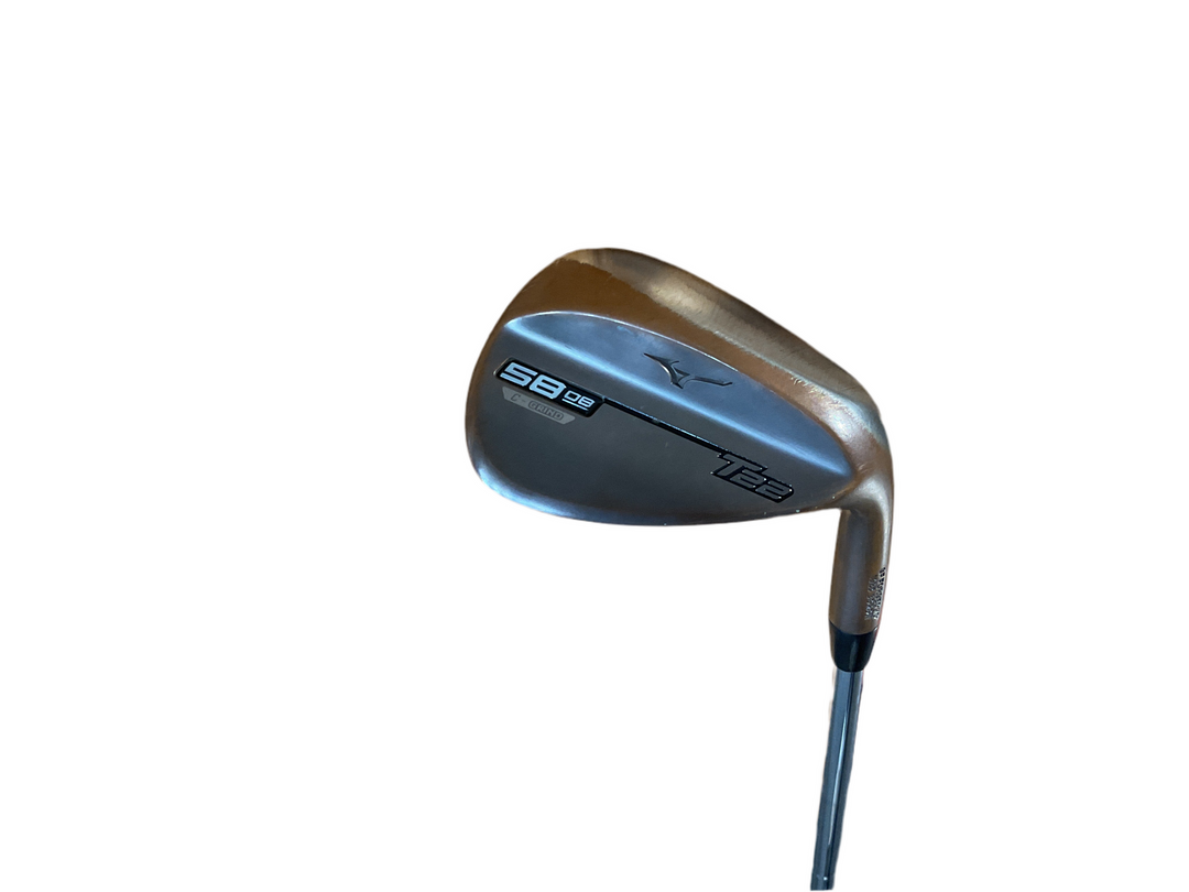 58-degree wedge golf club with a sleek, metallic finish and black shaft.