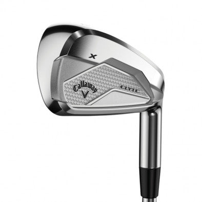 Callaway x series golf wedge, silver and black head with a sleek design.