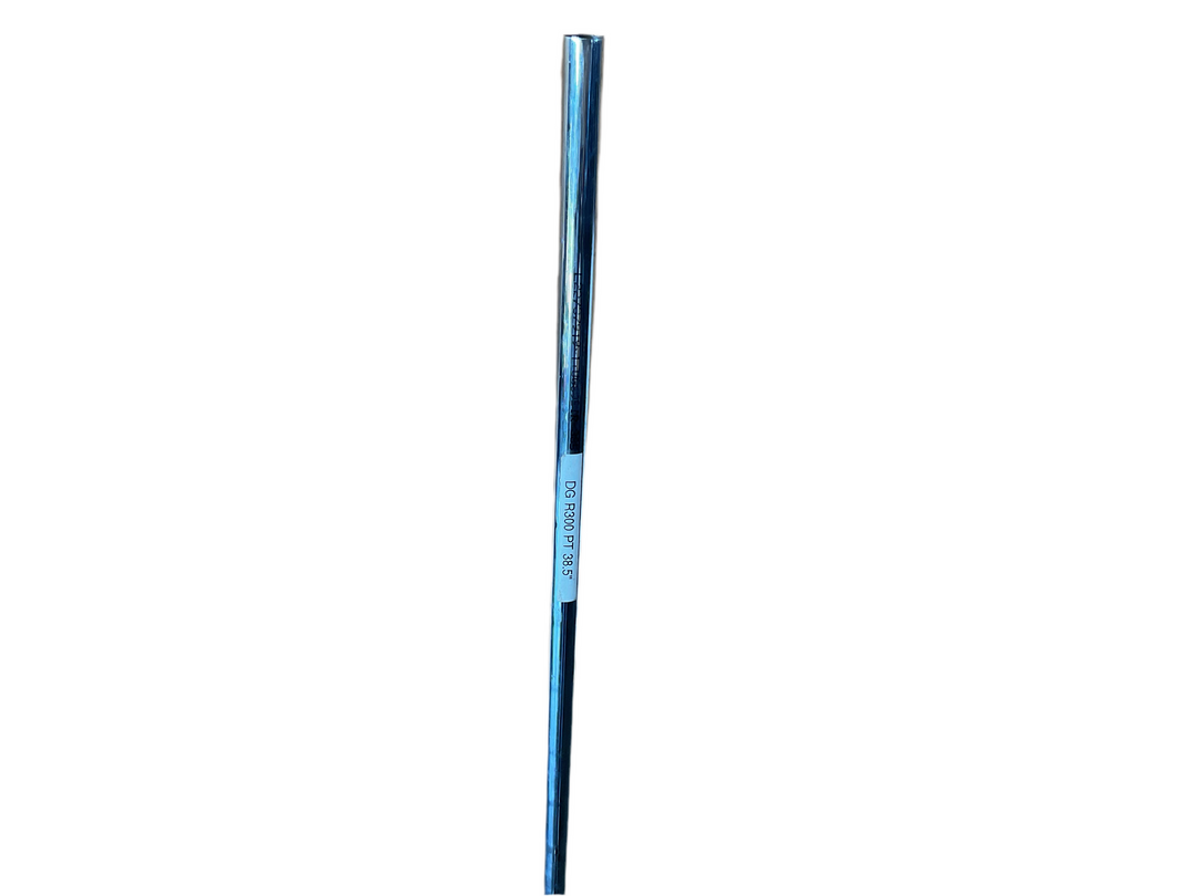 Chrome-plated metal rod with a polished finish and cylindrical shape.