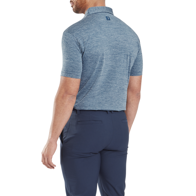 FootJoy Men’s Navy Heather Lisle Golf Polo Shirt