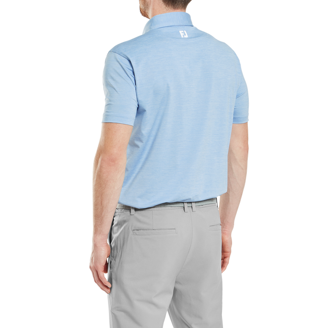 FootJoy Men’s Heather Lisle Blue Jay Golf Polo Shirt