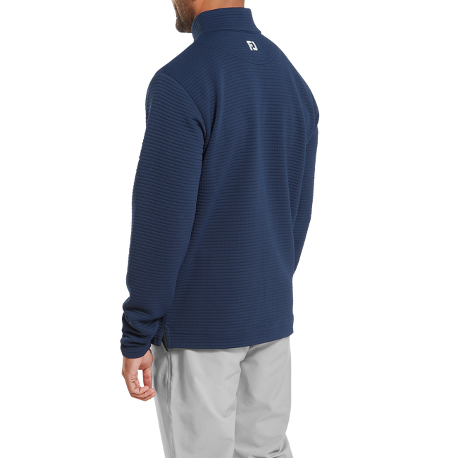 FootJoy Men's Golf Jersey | Quilt Texture Chill-Out | Navy