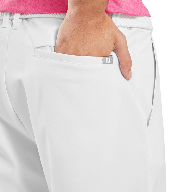 MEN'S FOOTJOY LITE TAP FIT GOLF SHORTS WHITE