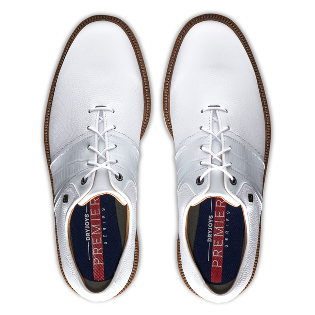 Footjoy Men`s Golf Shoes | DJ Premiere| White Packard