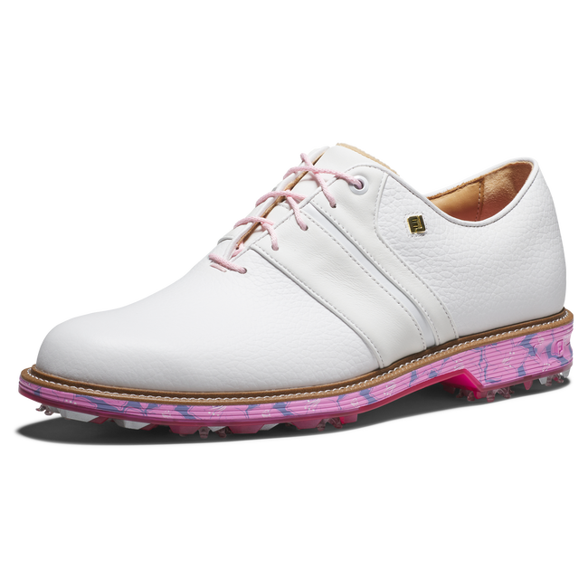 Footjoy Men's Golf Shoes | Limited Edition | Premiere Spring Bloom | White/Pink/Lilac