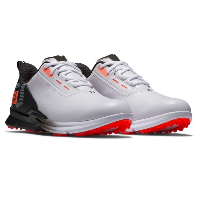 Footjoy Men's Golf Shoes Fuel White/Black/Coral House of Golf