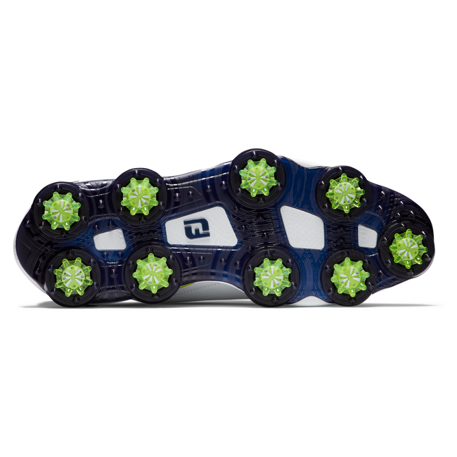 Footjoy Men's Golf Shoes | Tour Alpha | White/Navy/Lime