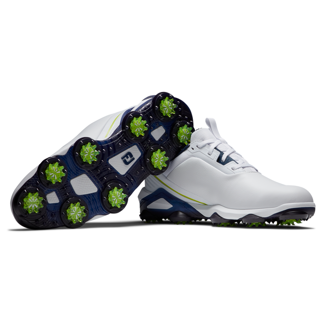 Footjoy Men's Golf Shoes | Tour Alpha | White/Navy/Lime
