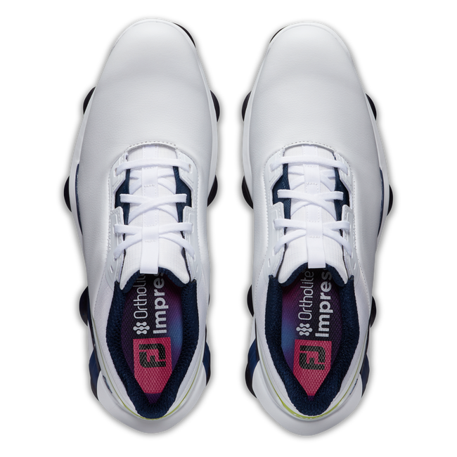 Footjoy Men's Golf Shoes | Tour Alpha | White/Navy/Lime