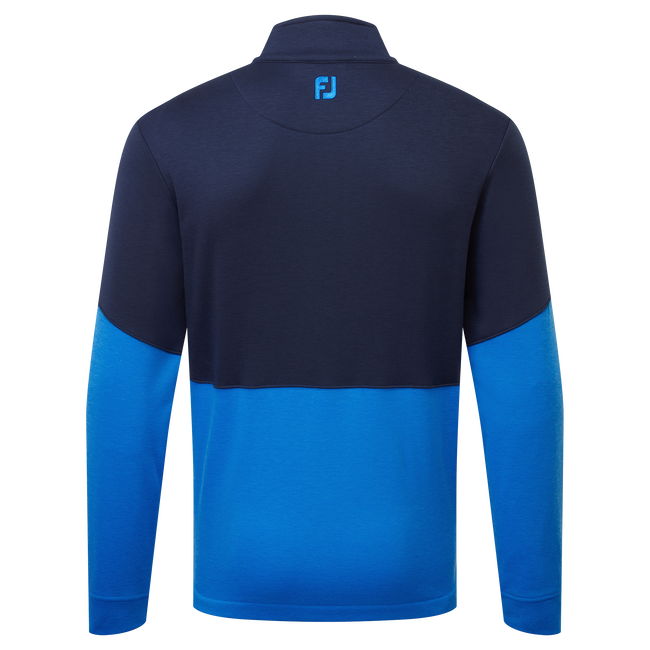 MEN'S FOOTJOY SWEATER EU COLOUR BLOCK FULL ZIP | NAVY/BLUE