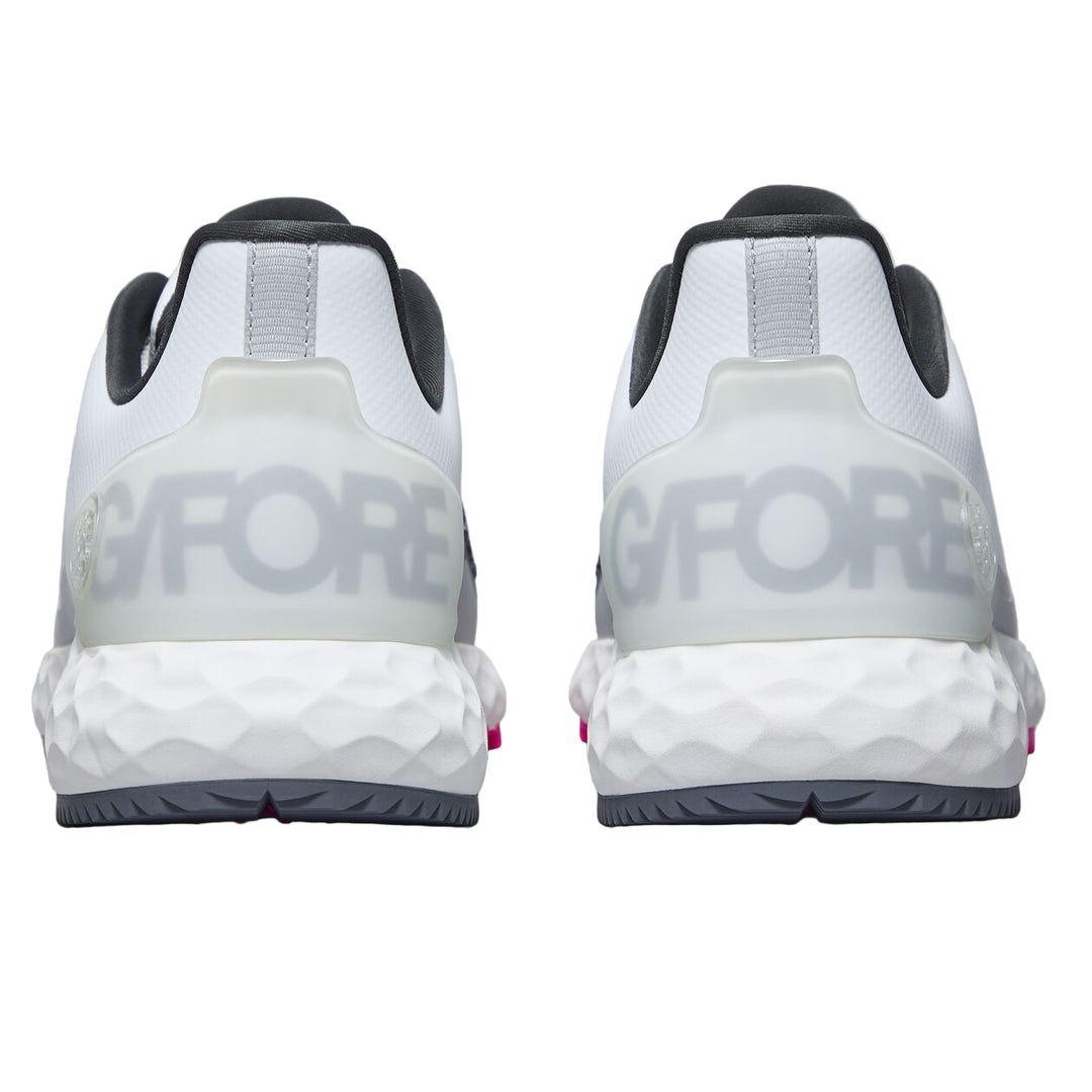 G/Fore Men`s Golf Shoe | MG4+ Stippled | Snow/Grey/Pink