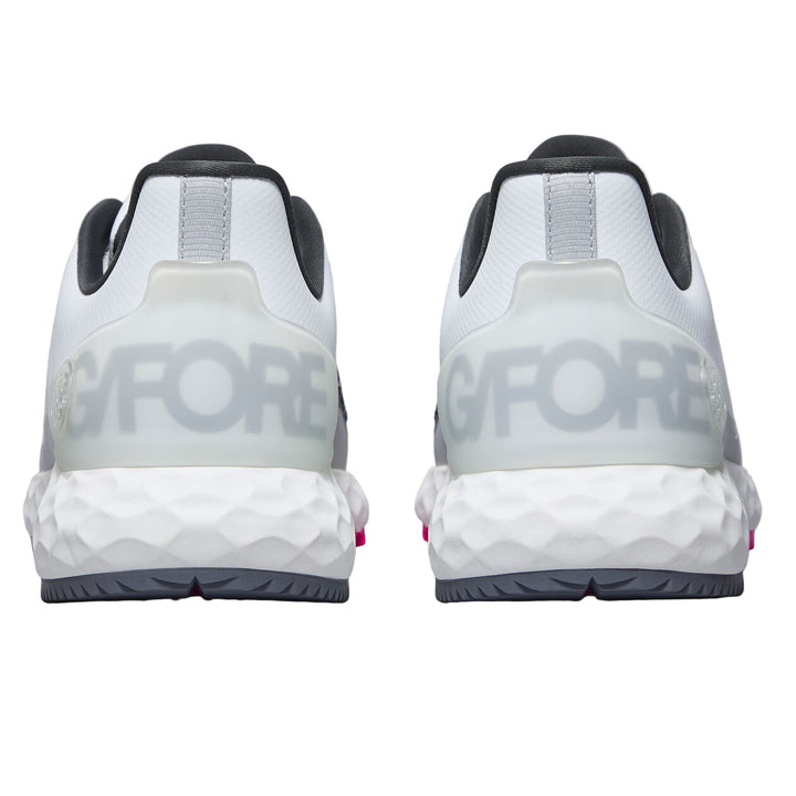 G/Fore Men`s Golf Shoe | MG4+ Stippled | Snow/Grey/Pink