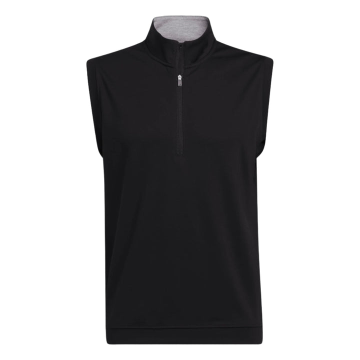 Adidas Men's Golf Jacket | Sleeveless 1/4 Zip | Black