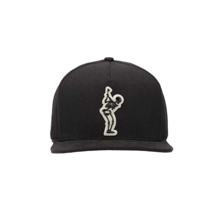 Tru Linkswear Golf Cap | Dead Golfer | Canvas 5 Panel | Black