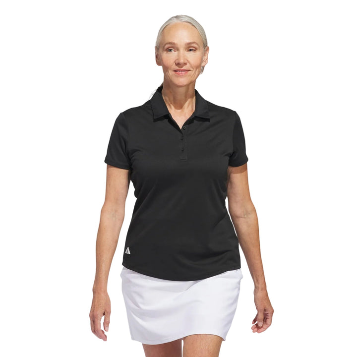 Adidas Women's Golf Shirt | Solid Performance Short Sleeve Polo