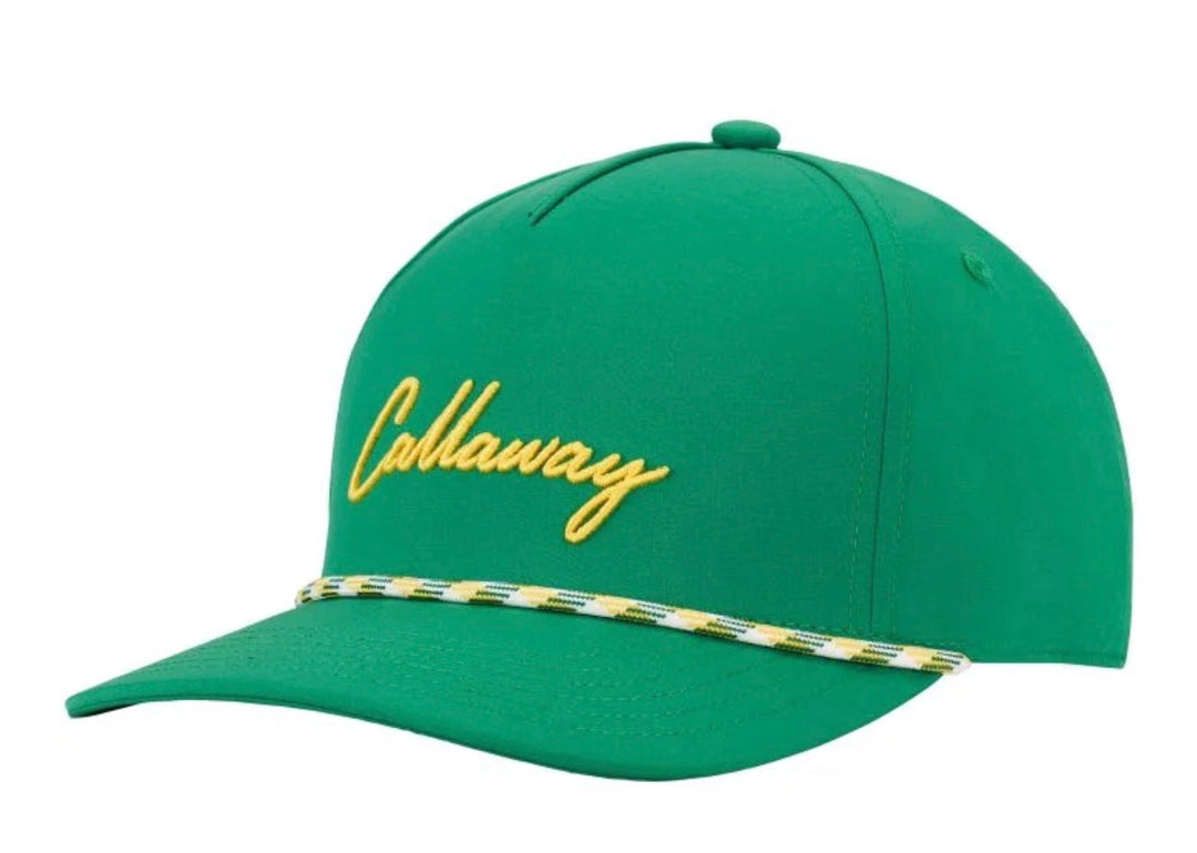 Callaway Men's Golf Cap Birdie Rope Green/Yellow House of Golf
