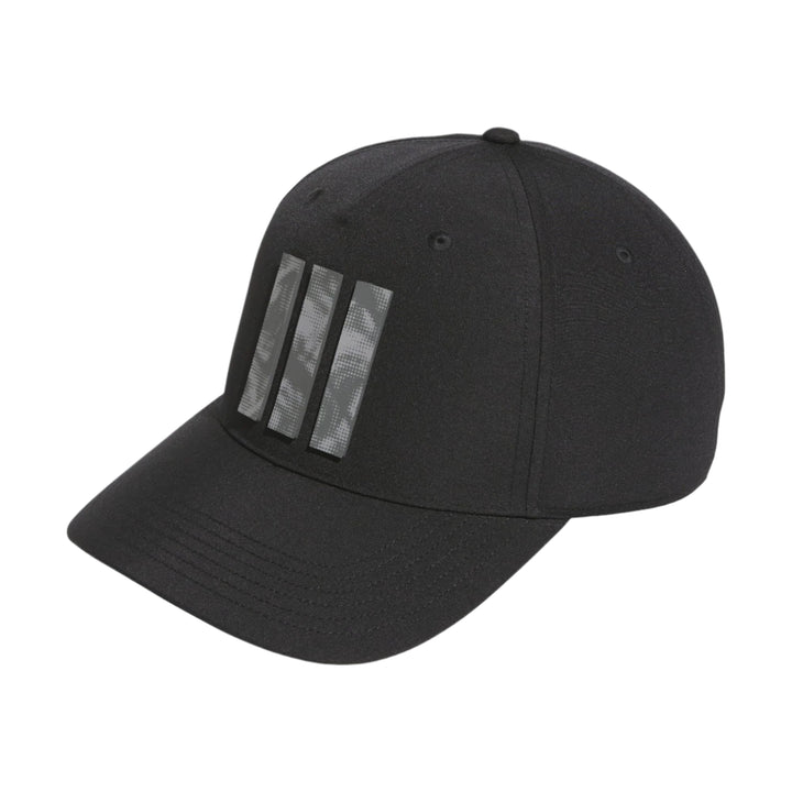 Adidas Men's Golf Cap | Tour 3 Stripe | Black