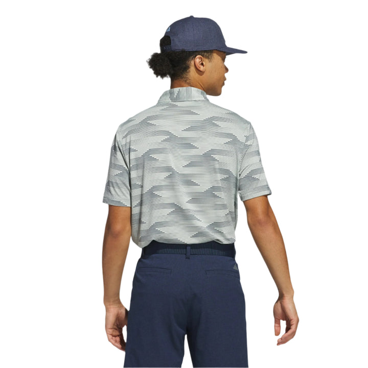 Adidas Men's Golf Shirt | Polo | Wonsil | Grey White
