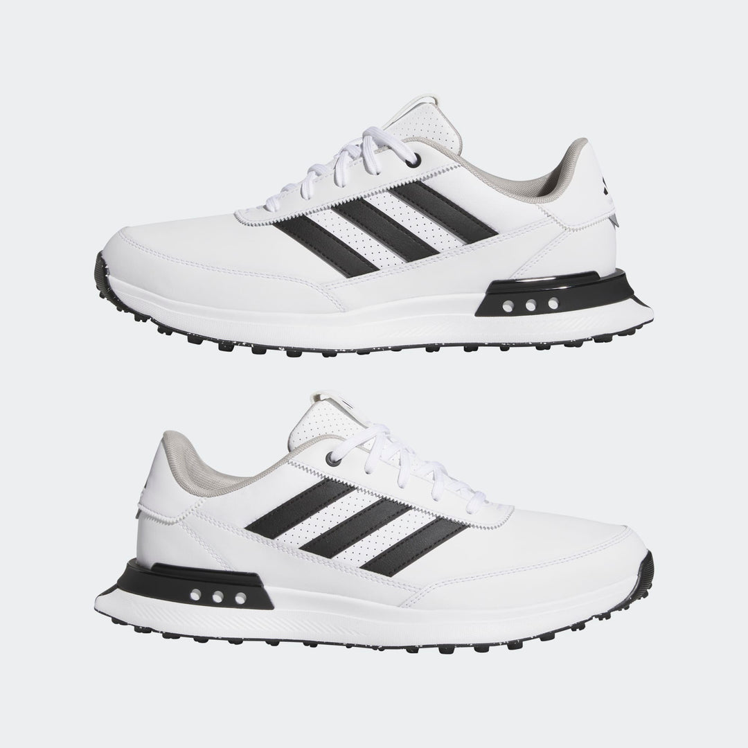 Adidas Men's Golf Shoes | S2G Leather Spikeless | White/Black/Grey