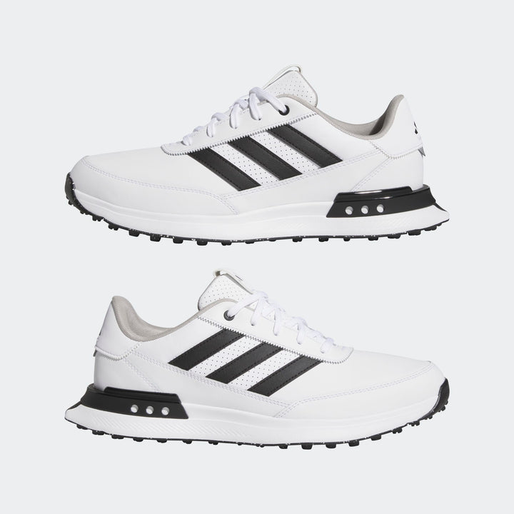 Adidas Men's Golf Shoes | S2G Leather Spikeless | White/Black/Grey