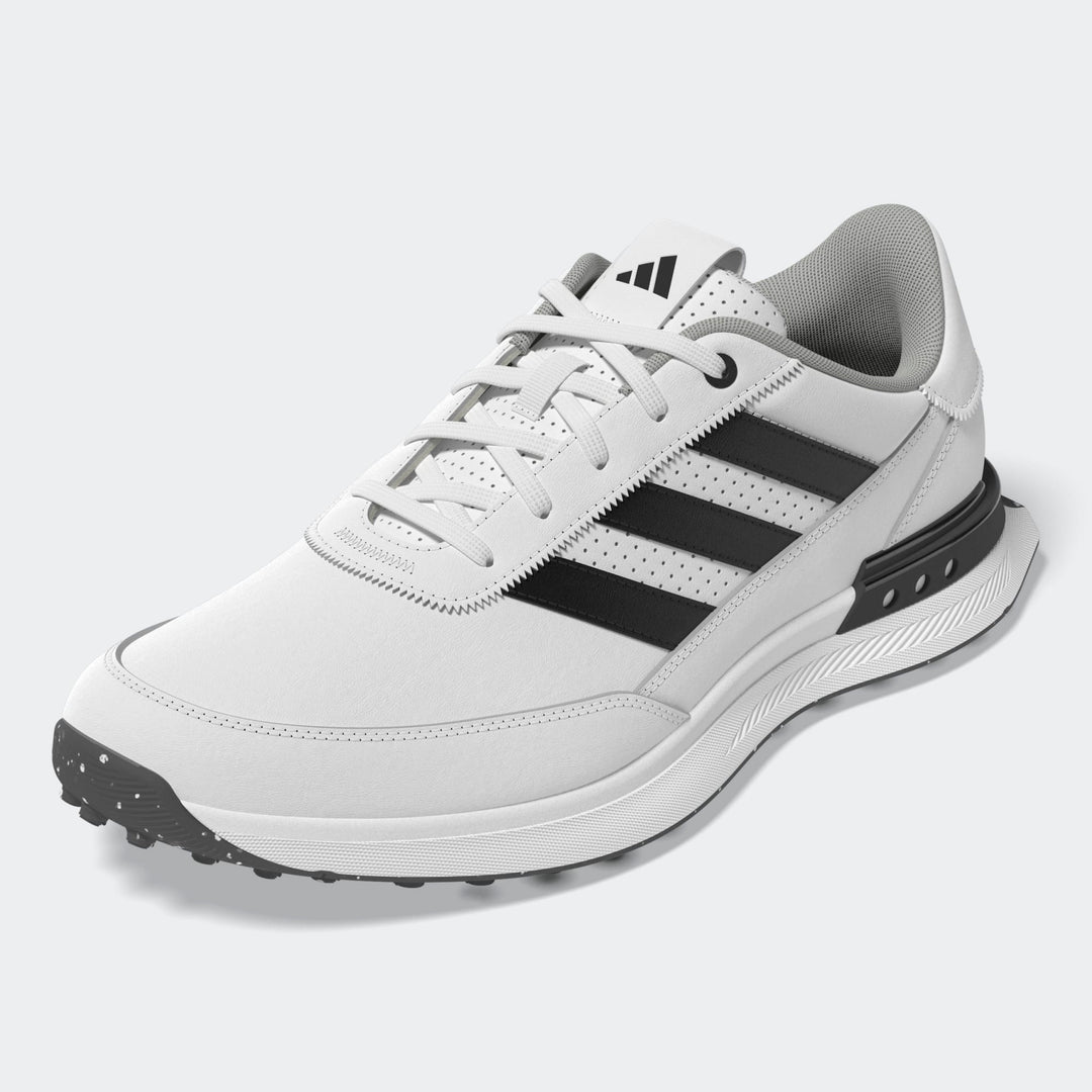 Adidas Men's Golf Shoes | S2G Leather Spikeless | White/Black/Grey