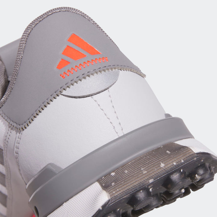 Adidas Men's Golf Shoes | S2G Leather Spikeless | White/Grey/Red