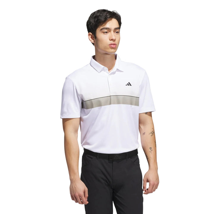Adidas Men's Golf Shirt | Performance Allover Print Polo
