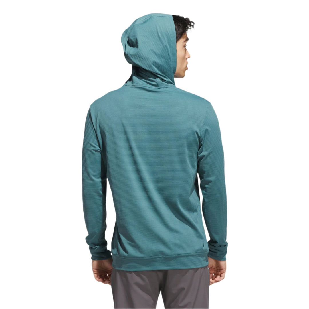 Adidas Men's Golf Hoodie Preloved Teal L House of Golf
