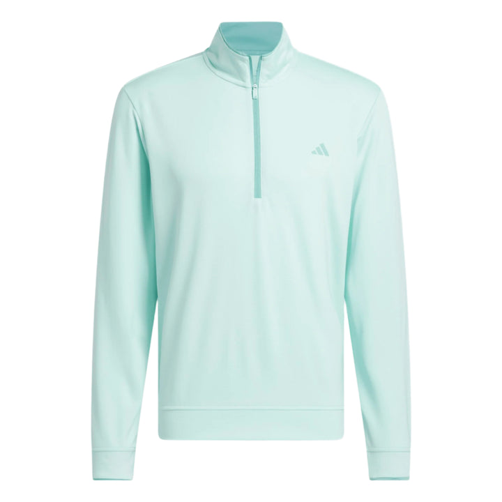 Adidas Men's Golf Sweatshirt | Core Light Weight | Quarter Zip | Mint Blue