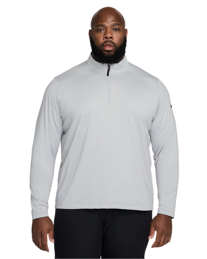 Nike silver quarter-zip pullover.