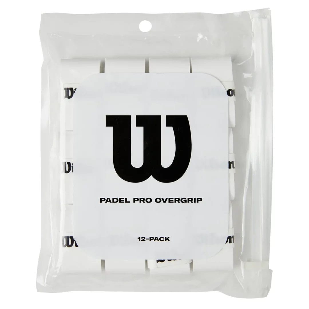 Wilson Pro Overgrip Padel 12-Pack White Grip Tape